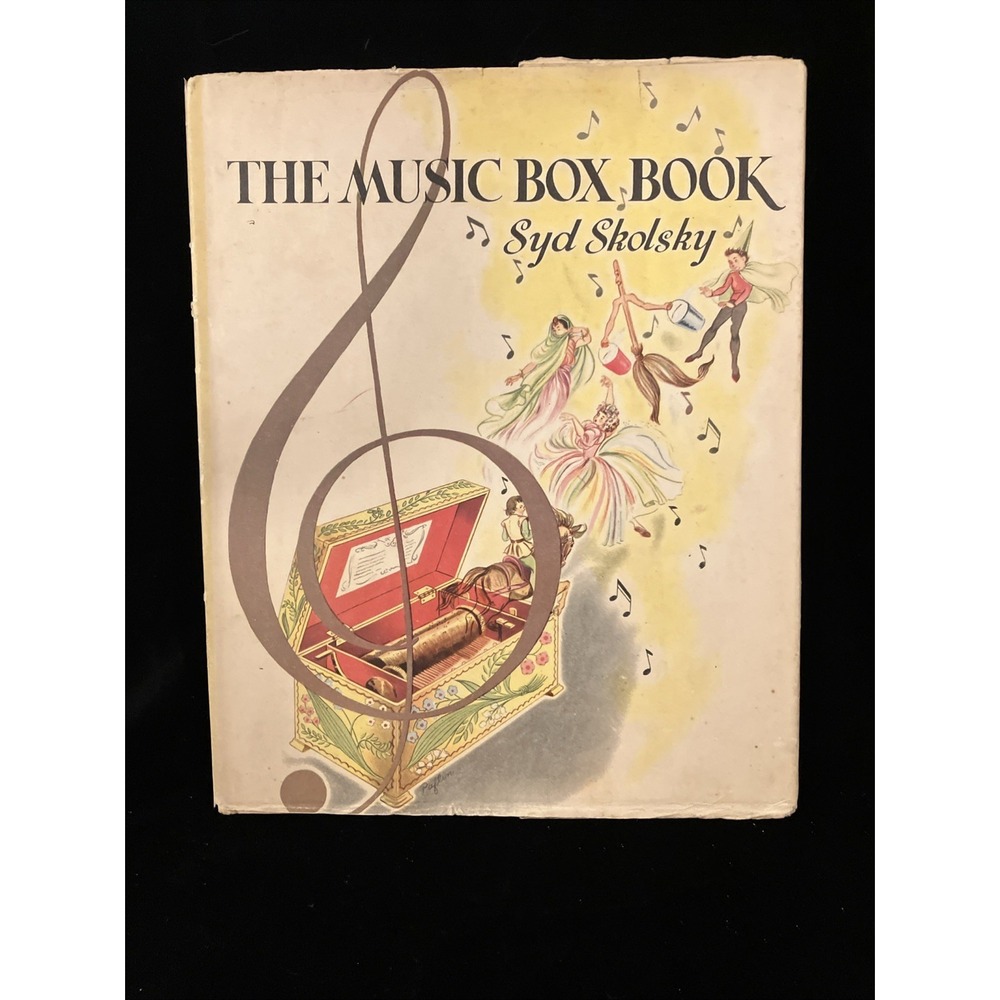 THE MUSIC BOX BOOK by Syd Skolsky, Illustrator Roberta Paflin 1946 VTG W/ DJ